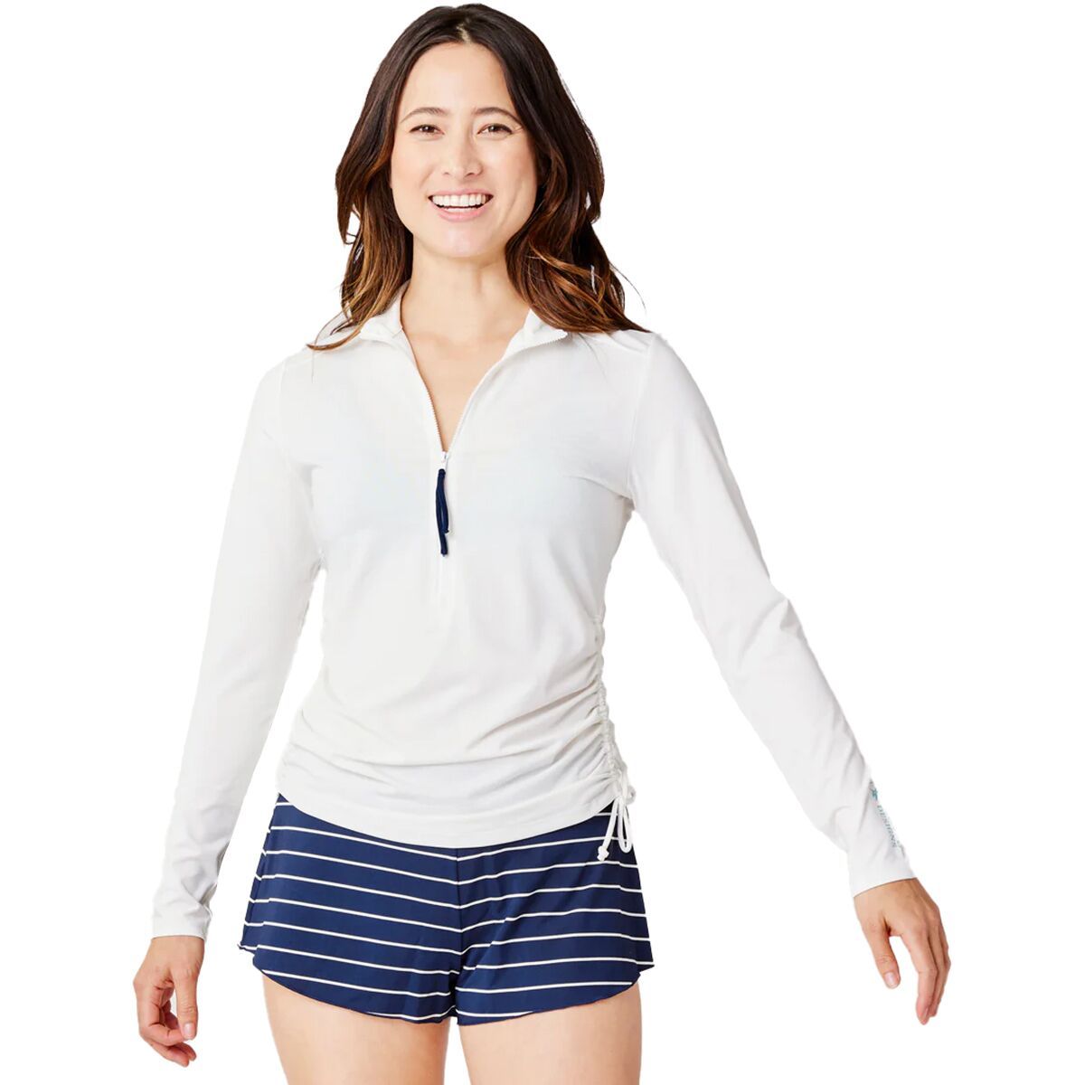 Image of Carve Designs Cruz Rashguard - Women's Cloud, XL