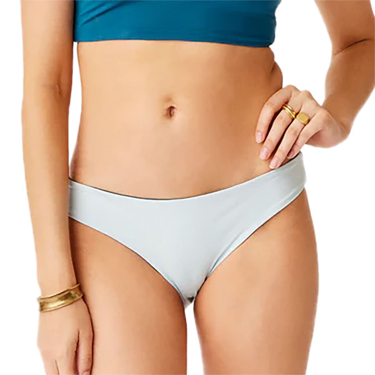 Carve Designs Sanitas Reversible Bikini Bottom - Women's Azul/Ice, L