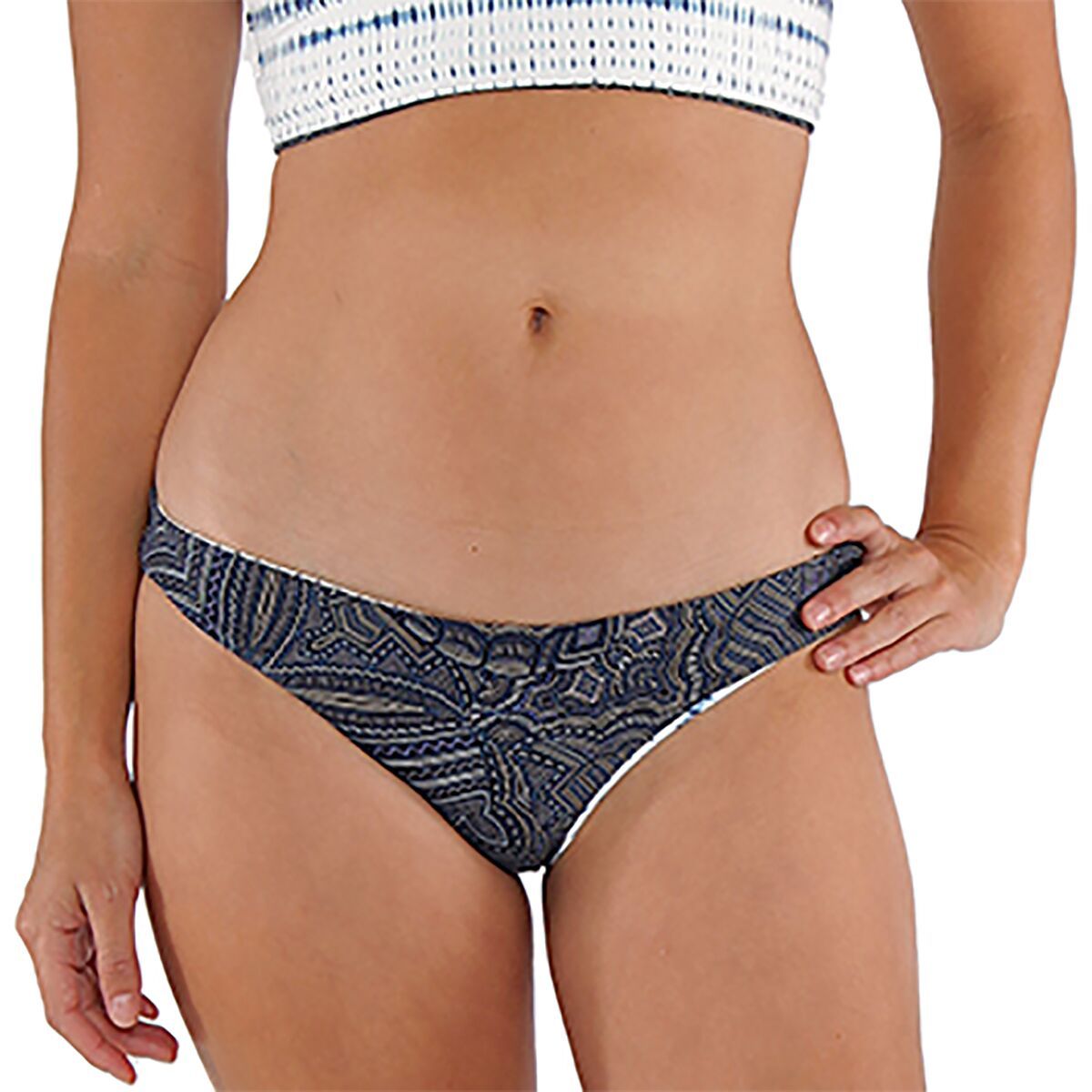 Carve Designs Sanitas Reversible Bikini Bottom - Women's Kima/Grove, M
