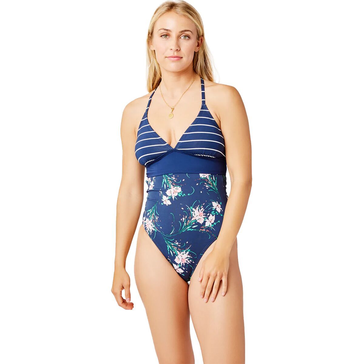 Carve Designs Dahlia One-Piece Swimsuit - Women's Nautical/Bouquet, S D-DD