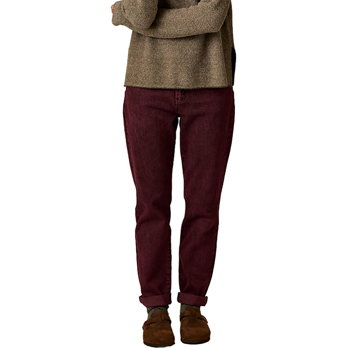 Image of Carve Designs Carson Jean - Women's Sangria Overdye, 4