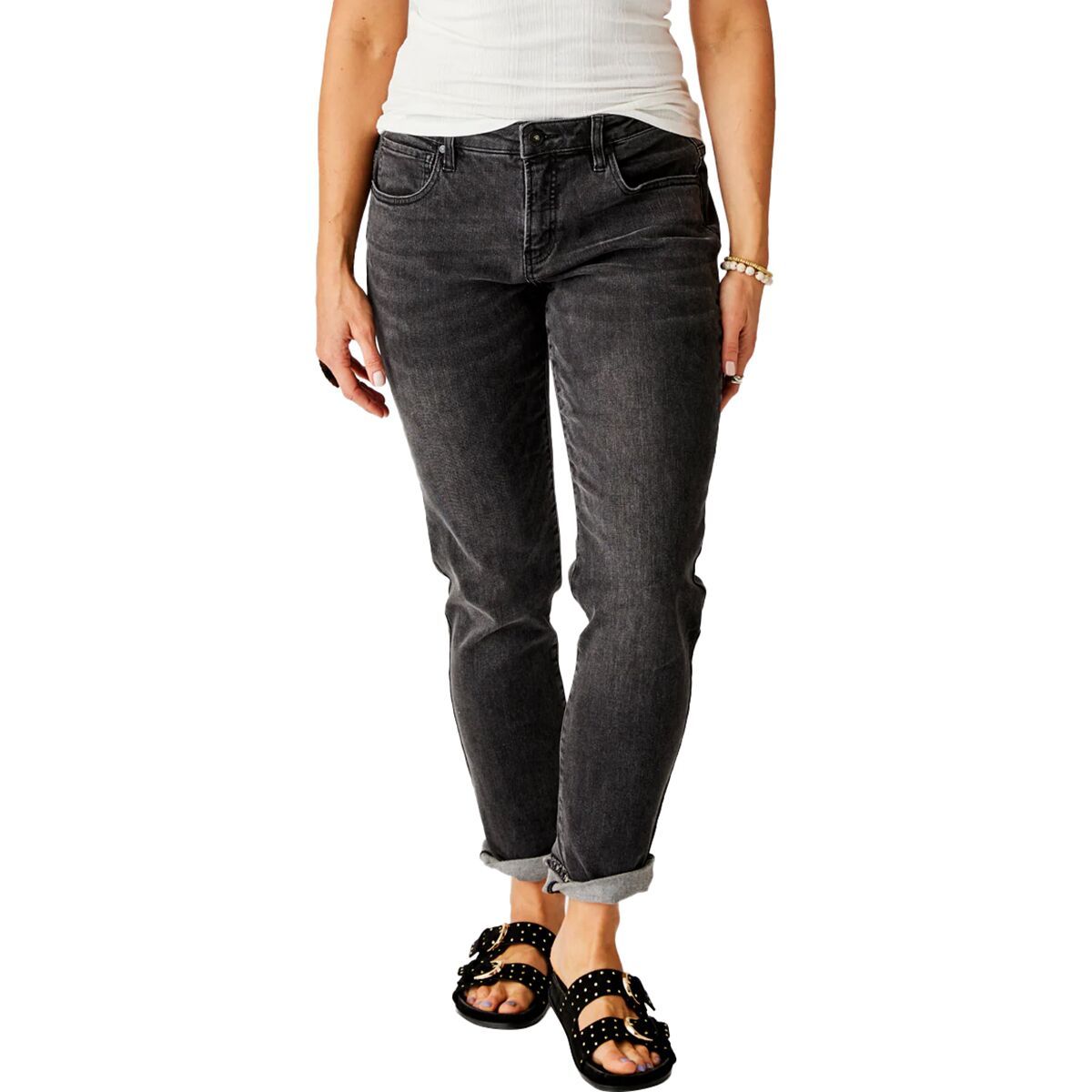 Image of Carve Designs Carson Jean - Women's Washed Black, 6