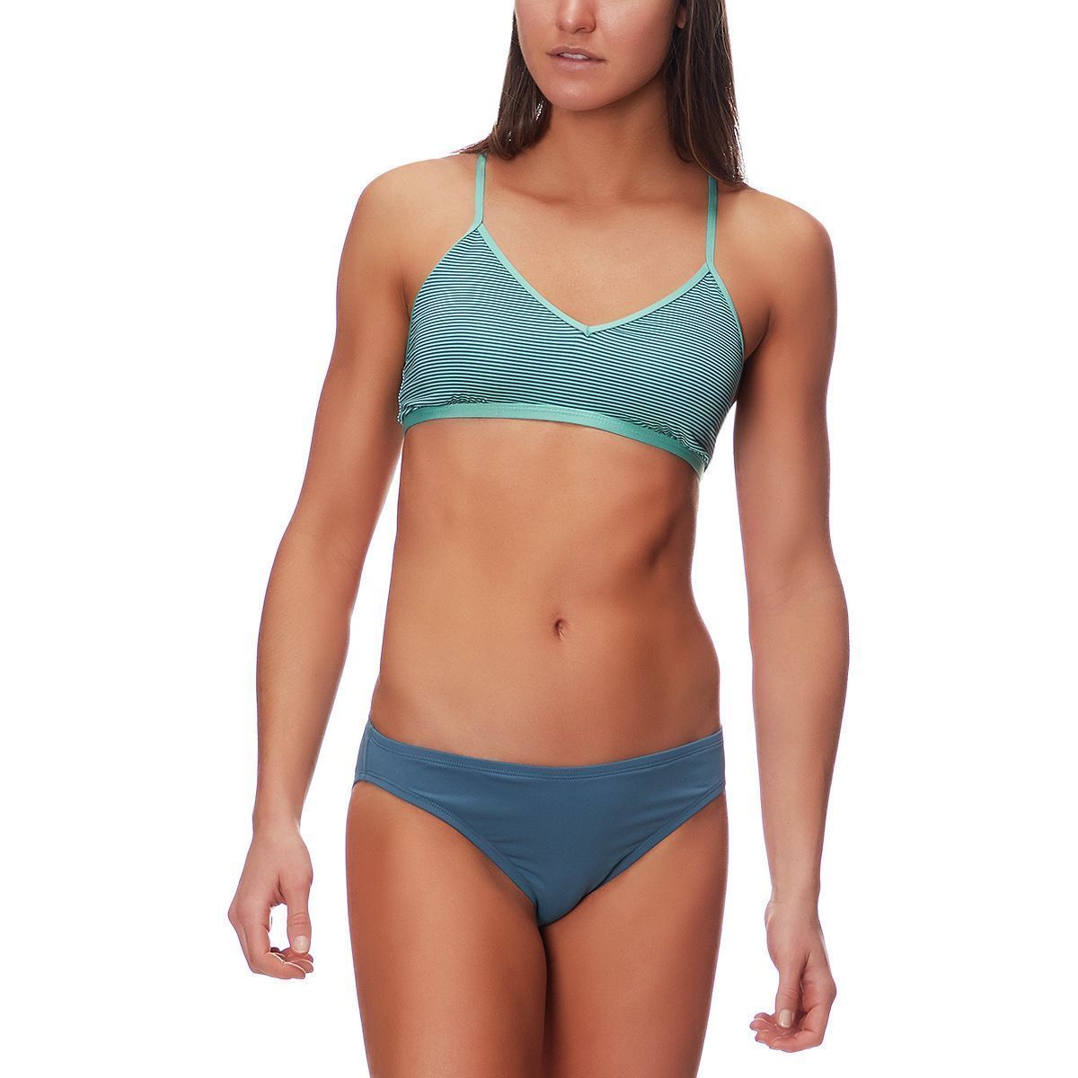 Carve Designs Stinson Bikini Top - Women's Julep Stripe, XS