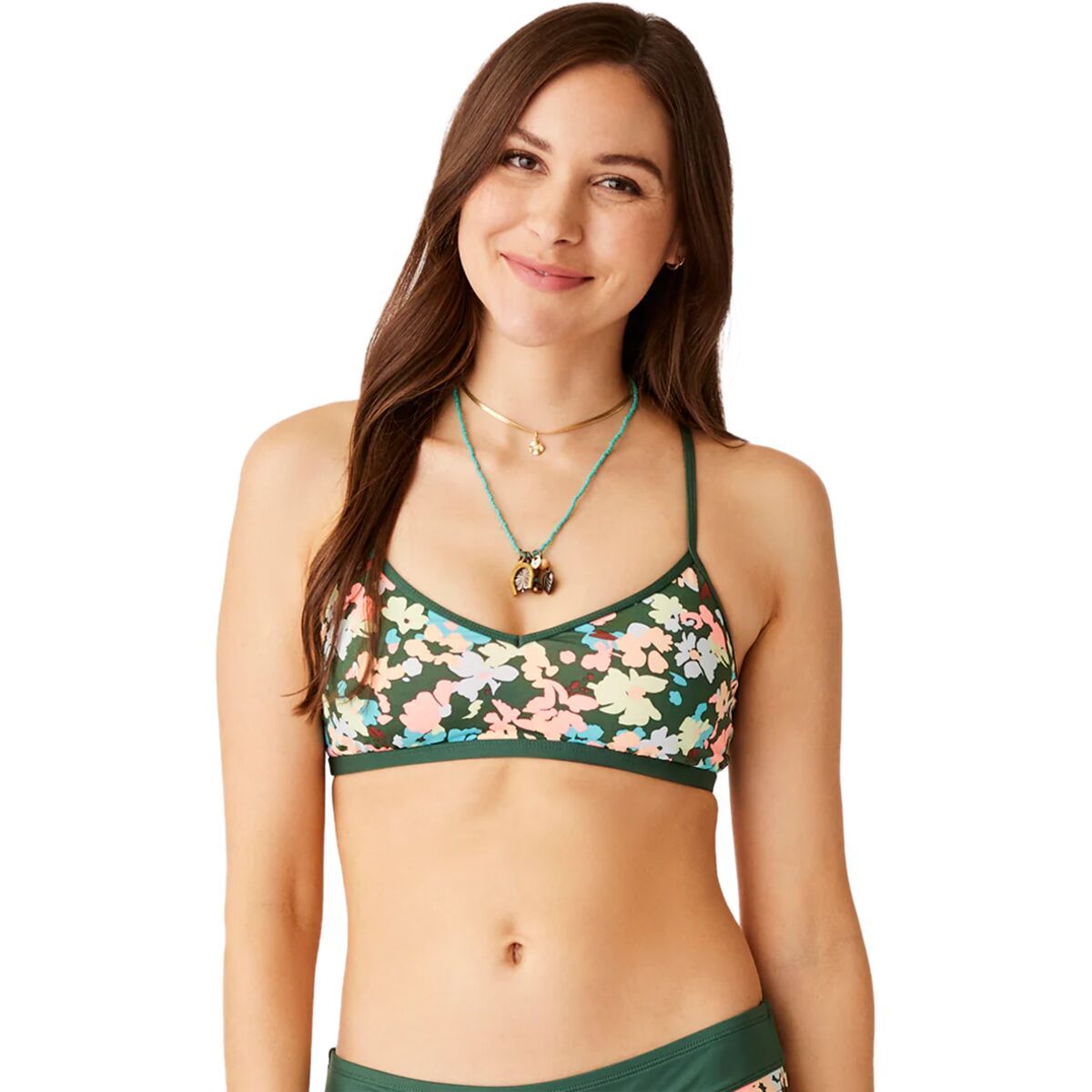 Carve Designs Stinson Bikini Top - Women's Wildflower, L