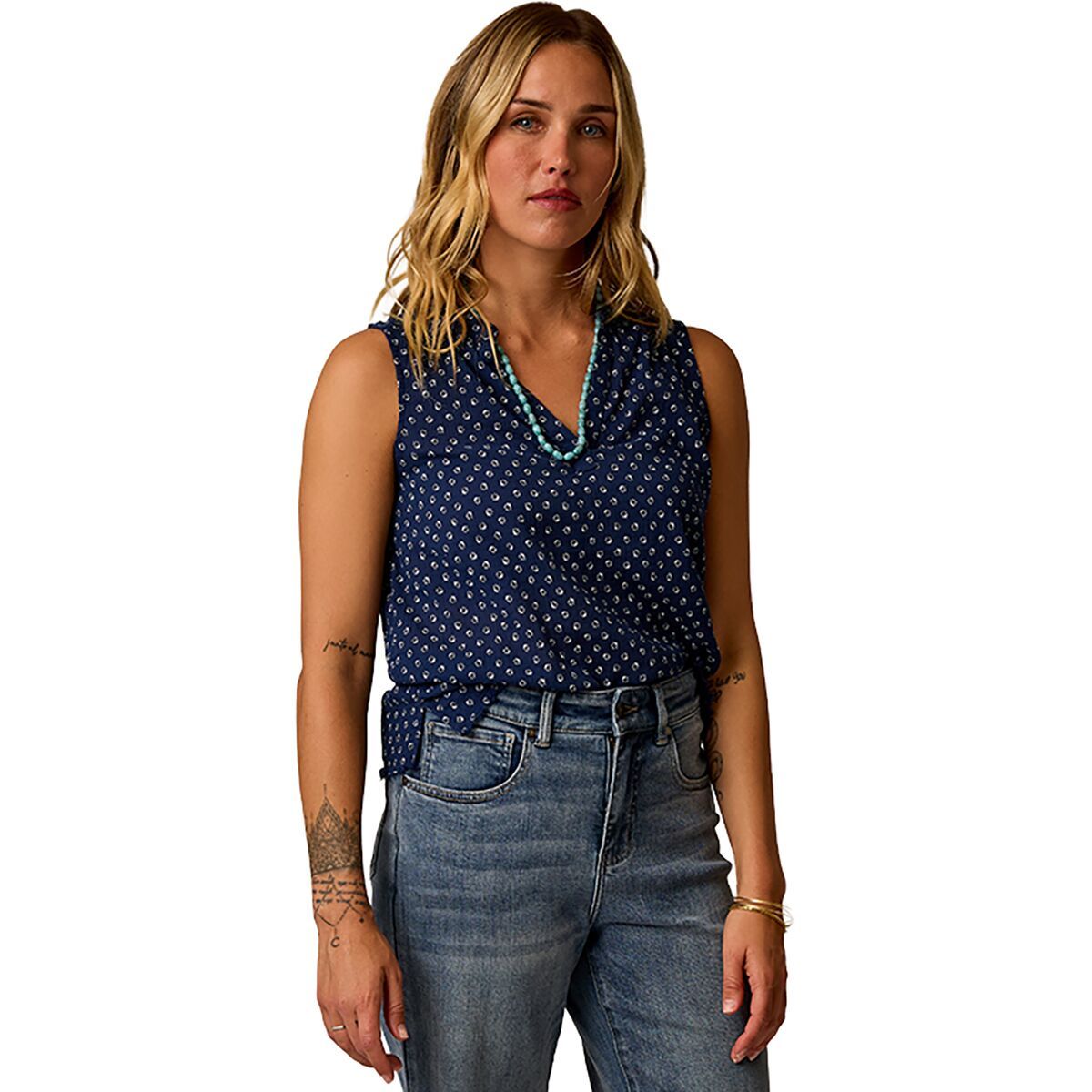 Image of Carve Designs Dylan Tank Top - Women's Petite Bloom, XL