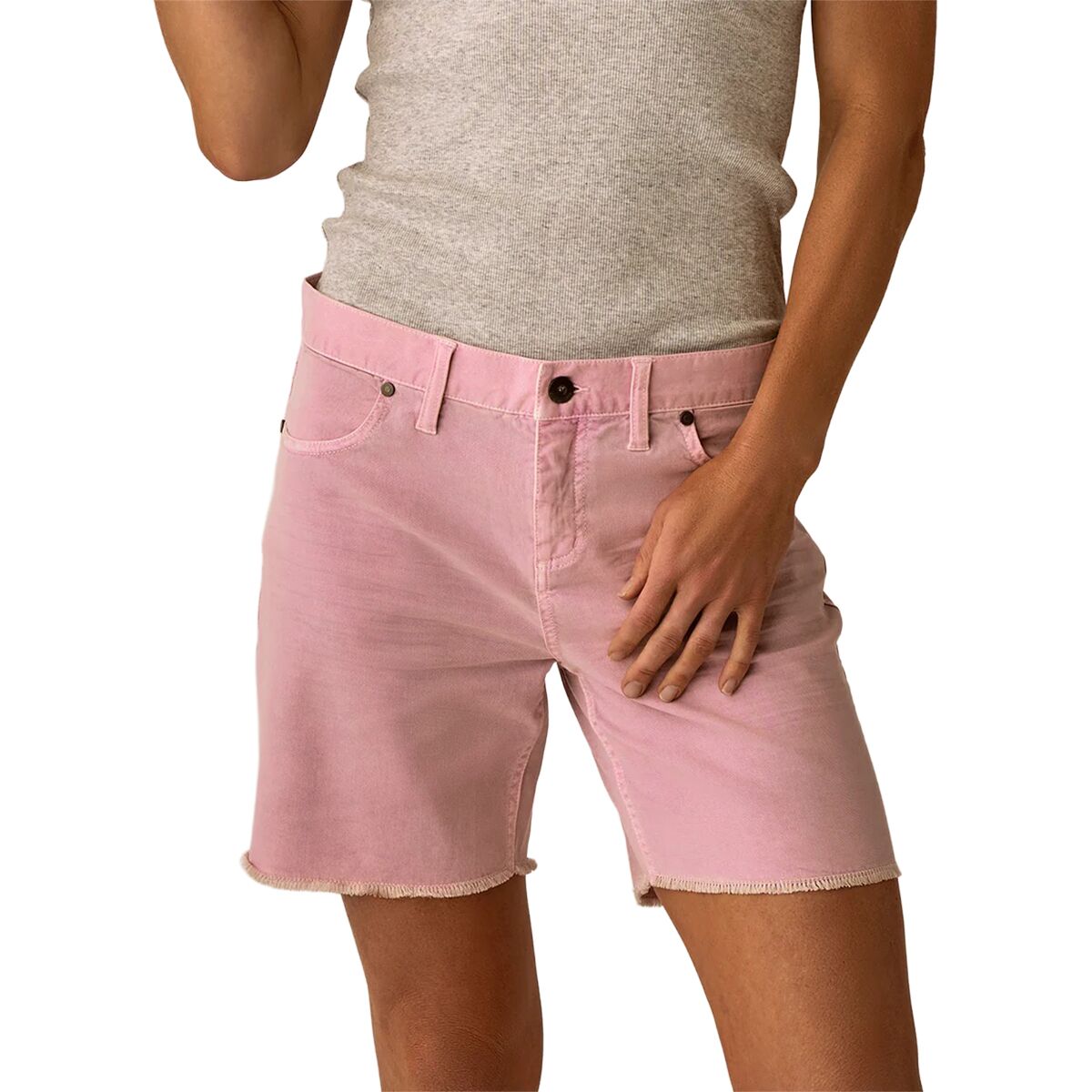 Image of Carve Designs Oahu 6in Twill Short - Women's Light Dusk, 4