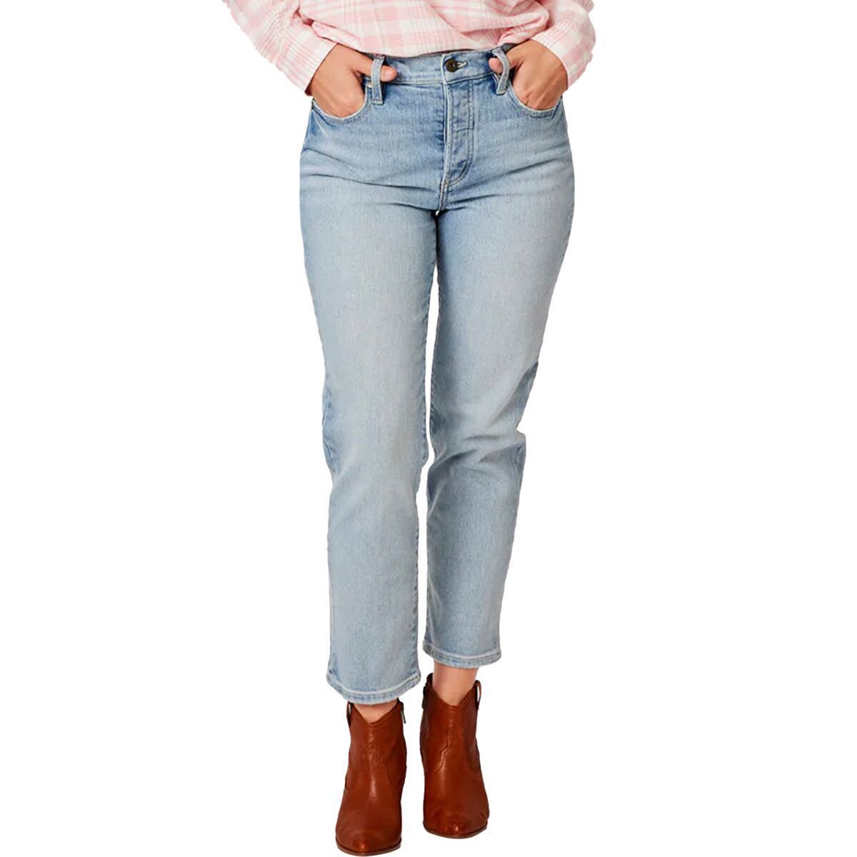 Carve Designs Brady Straight Leg Jean - Women's Vintage Wash, 4