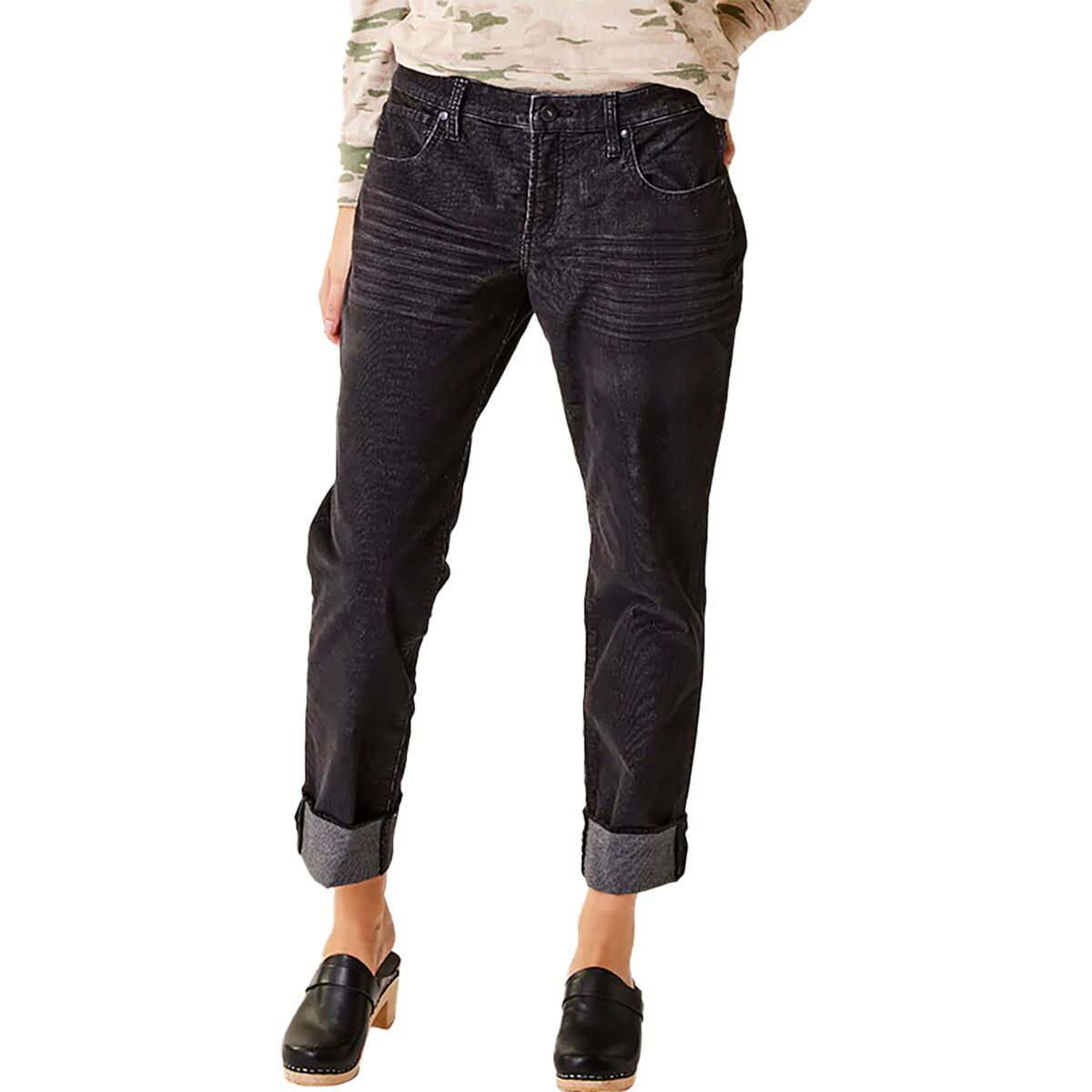 Carve Designs Carson Cord Pant - Women's Black, 6