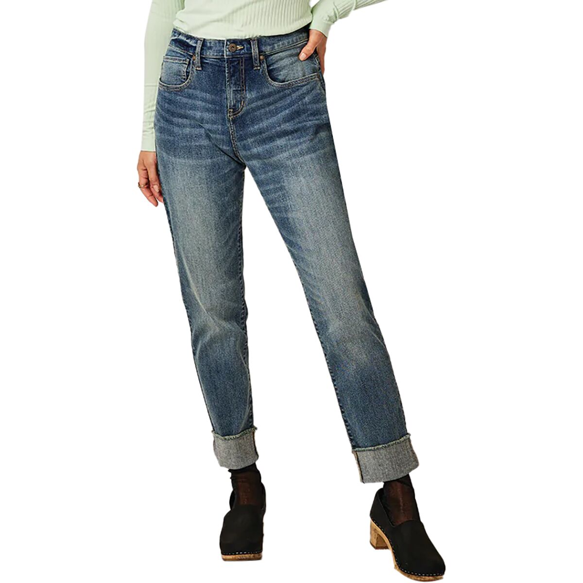 Image of Carve Designs Carson Hi Rise Jean - Women's Favorite Fade, 4