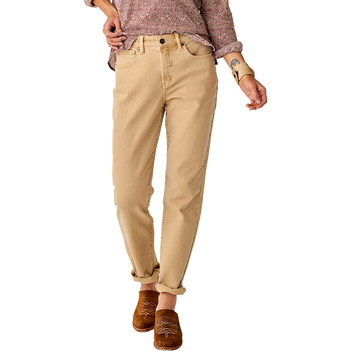 Image of Carve Designs Carson Hi Rise Jean - Women's Sand, 4