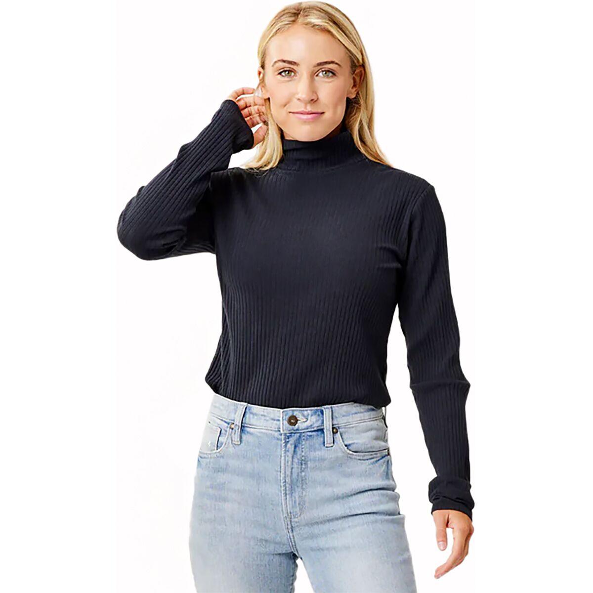 Image of Carve Designs Denise Turtleneck - Women's Black, XS