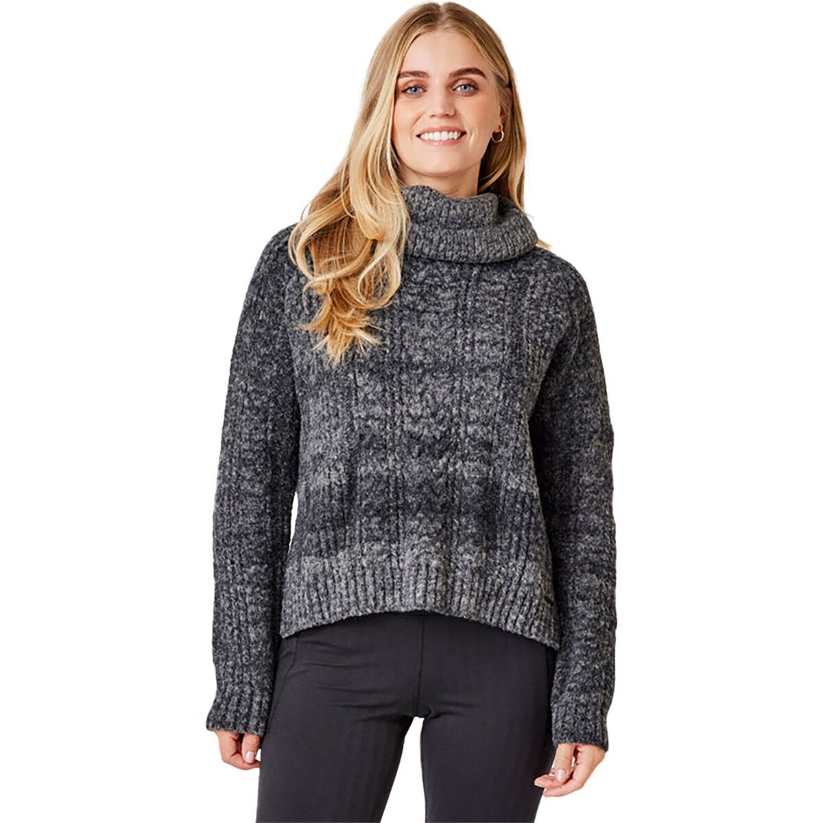 Carve Designs Field Sweater - Women's Black Heather, M