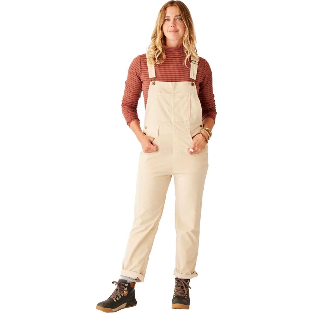 Image of Carve Designs Jason Cord Overall - Women's Cement, 12