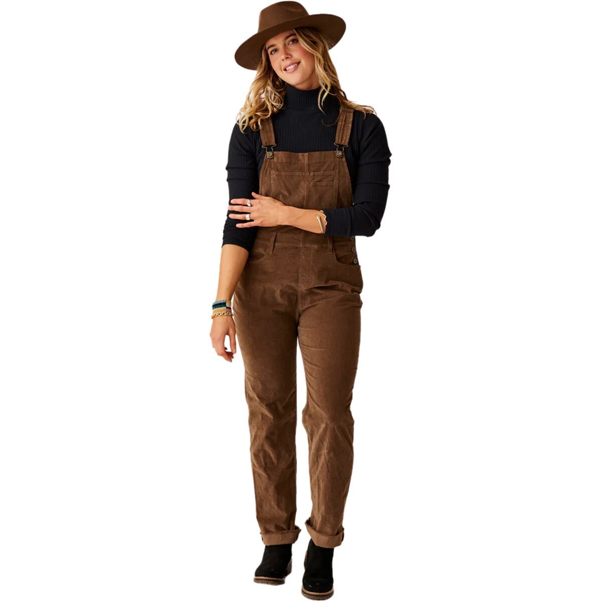 Carve Designs Jason Cord Overall - Women's Dark Brown, 14