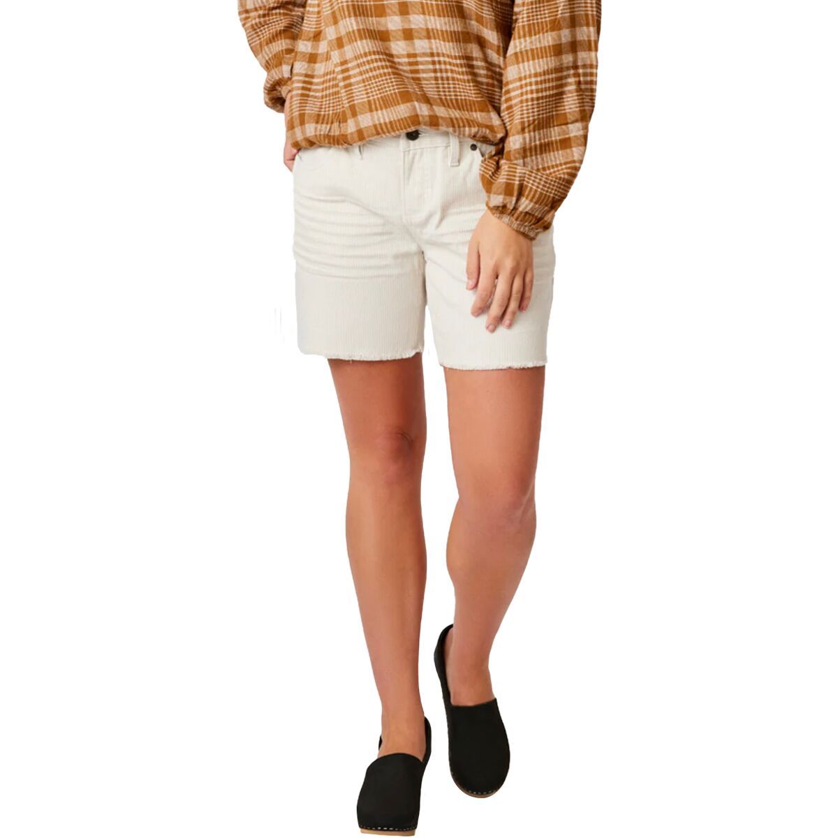 Carve Designs Oahu 6in Railroad Stripe Short - Women's Birch Stripe, 2