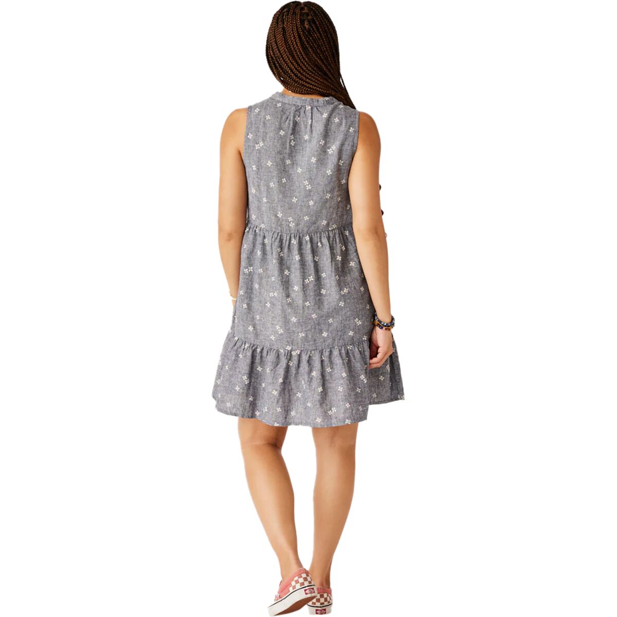 Carve Designs Nellie Linen Dress - Women's Tossed Batik, S Carve Designs Nellie Linen Dress - Women's Tossed Batik, S