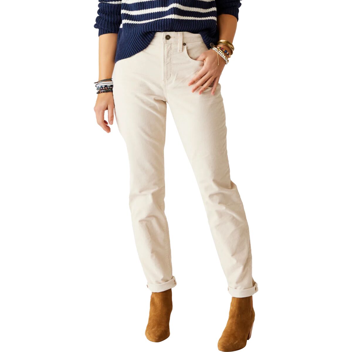 Image of Carve Designs Carson Cord Pant - Women's Birch, 2