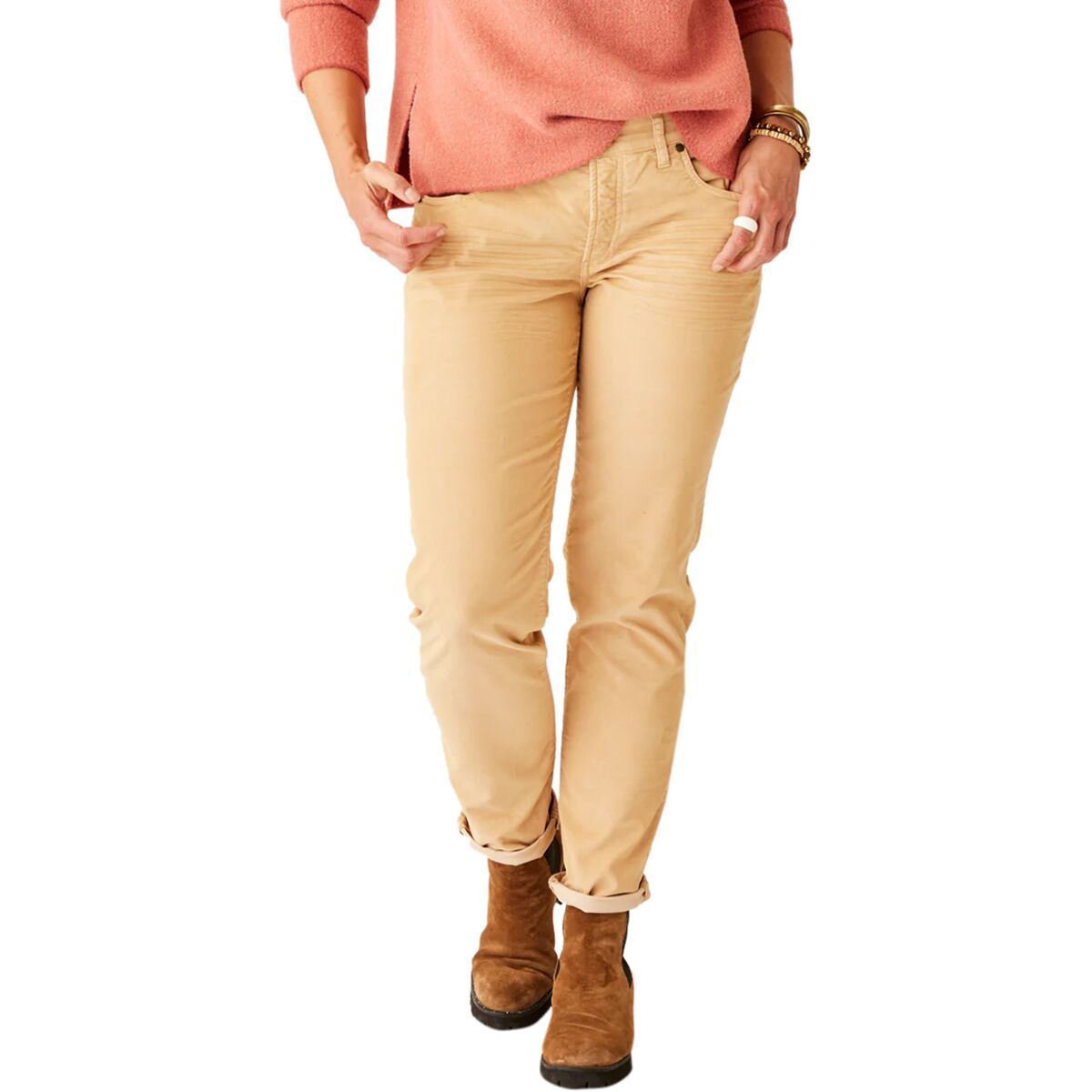 Image of Carve Designs Carson Cord Pant - Women's Camel, 14