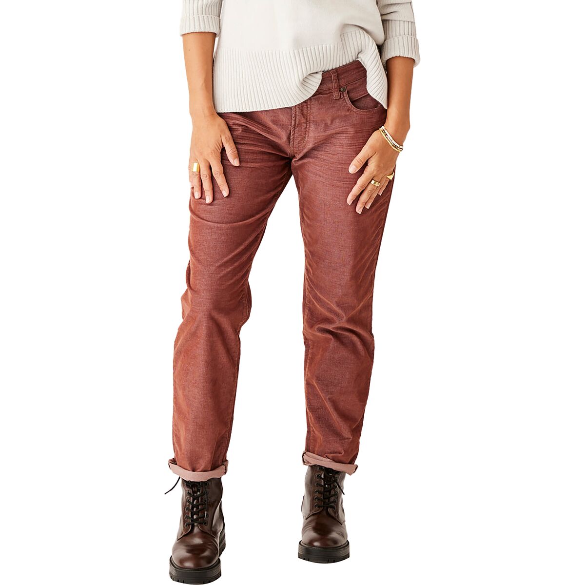 Carve Designs Carve Designs Carson Cord Pant - Women's Chocolate, 2