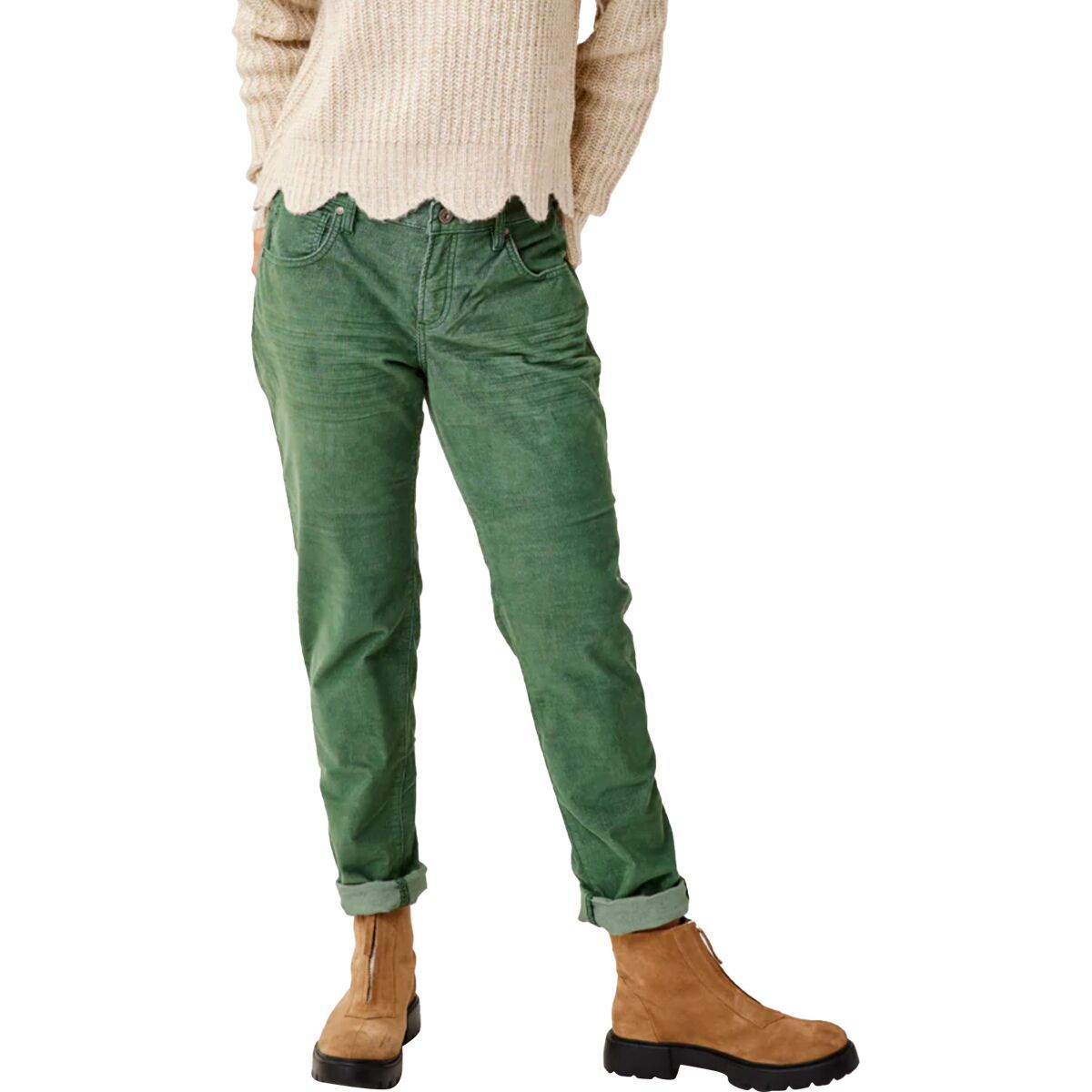 Carve Designs Carson Cord Pant - Women's Cilantro, 2