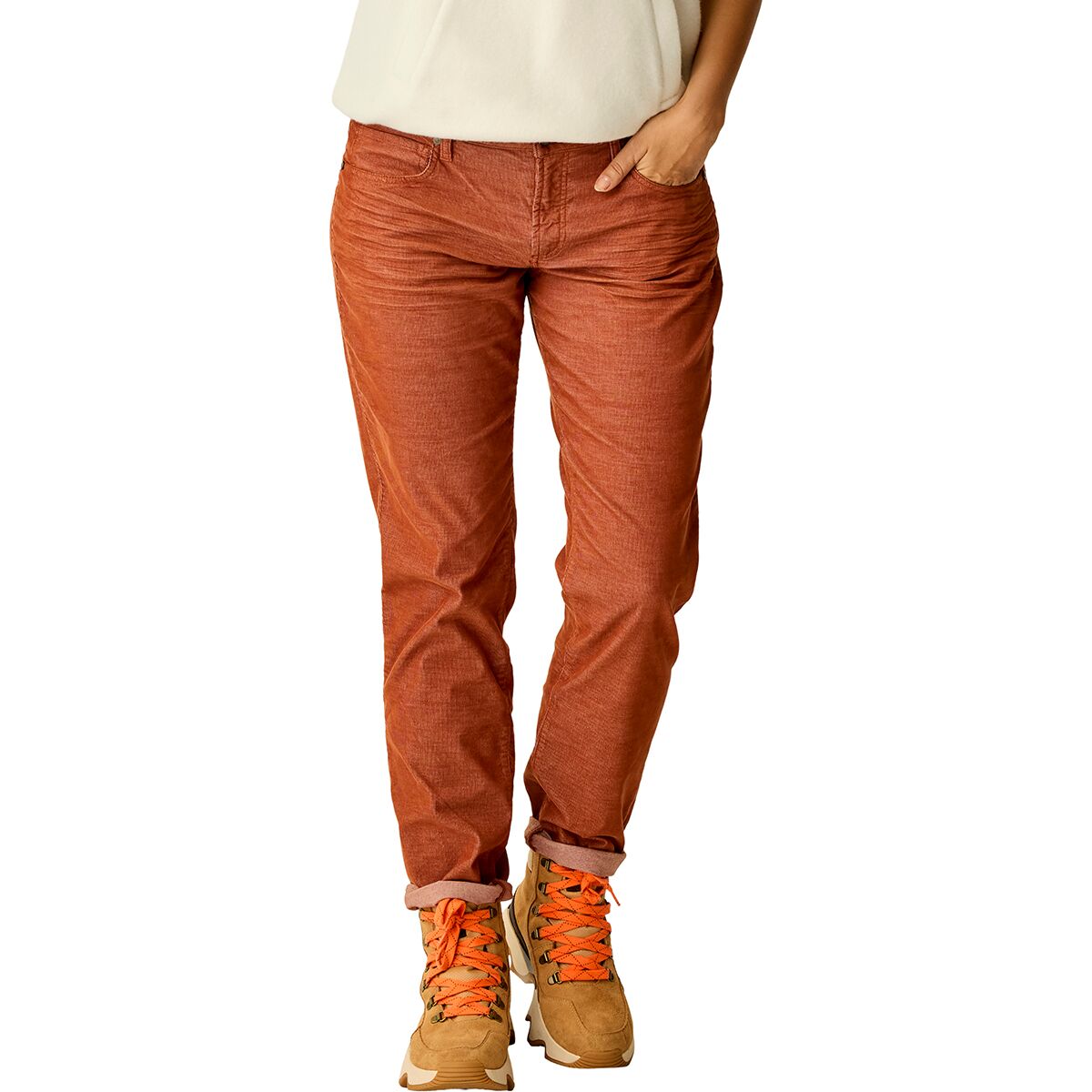Image of Carve Designs Carson Cord Pant - Women's Copper, 2