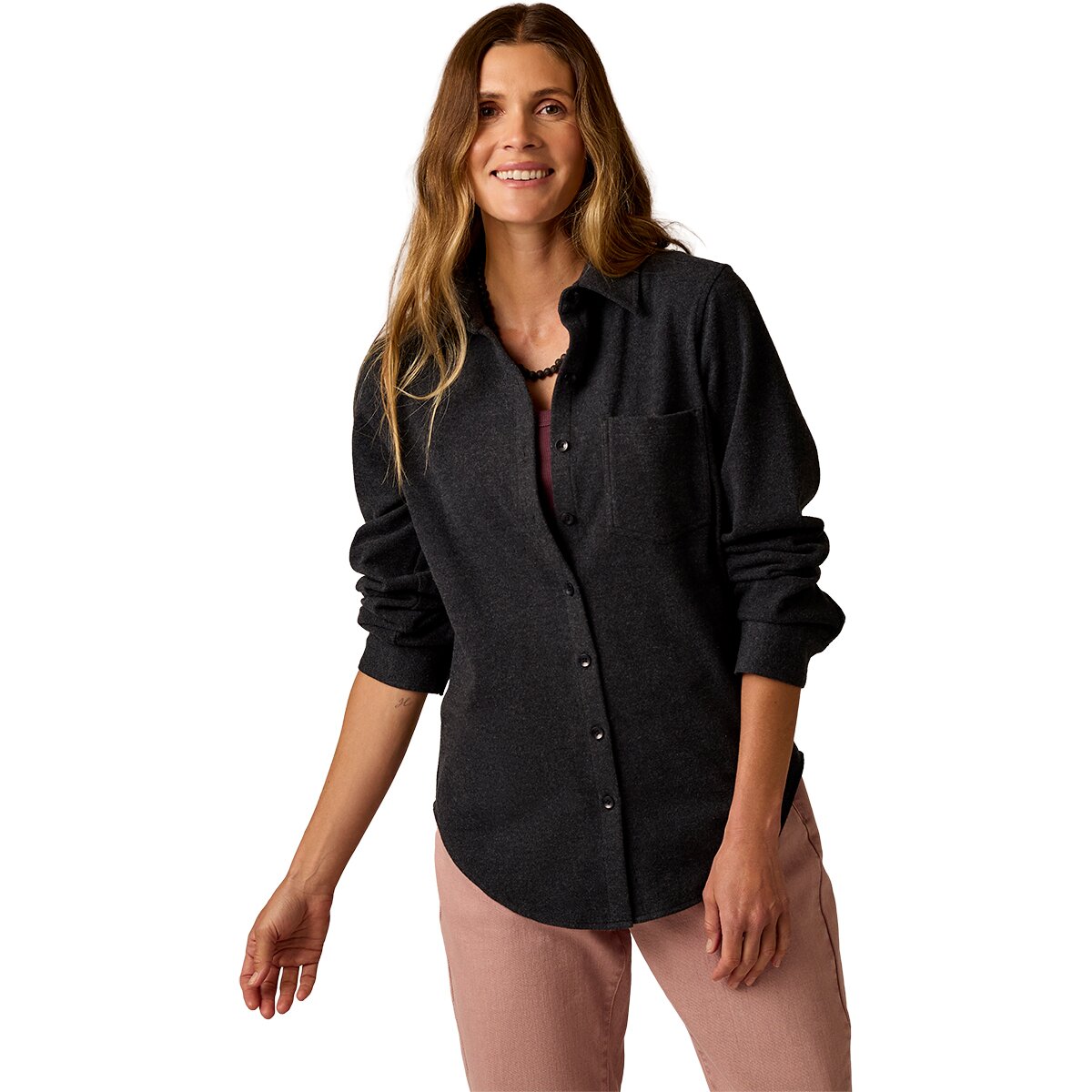 Image of Carve Designs Fairbanks Supersoft Shirt - Women's Black, XL