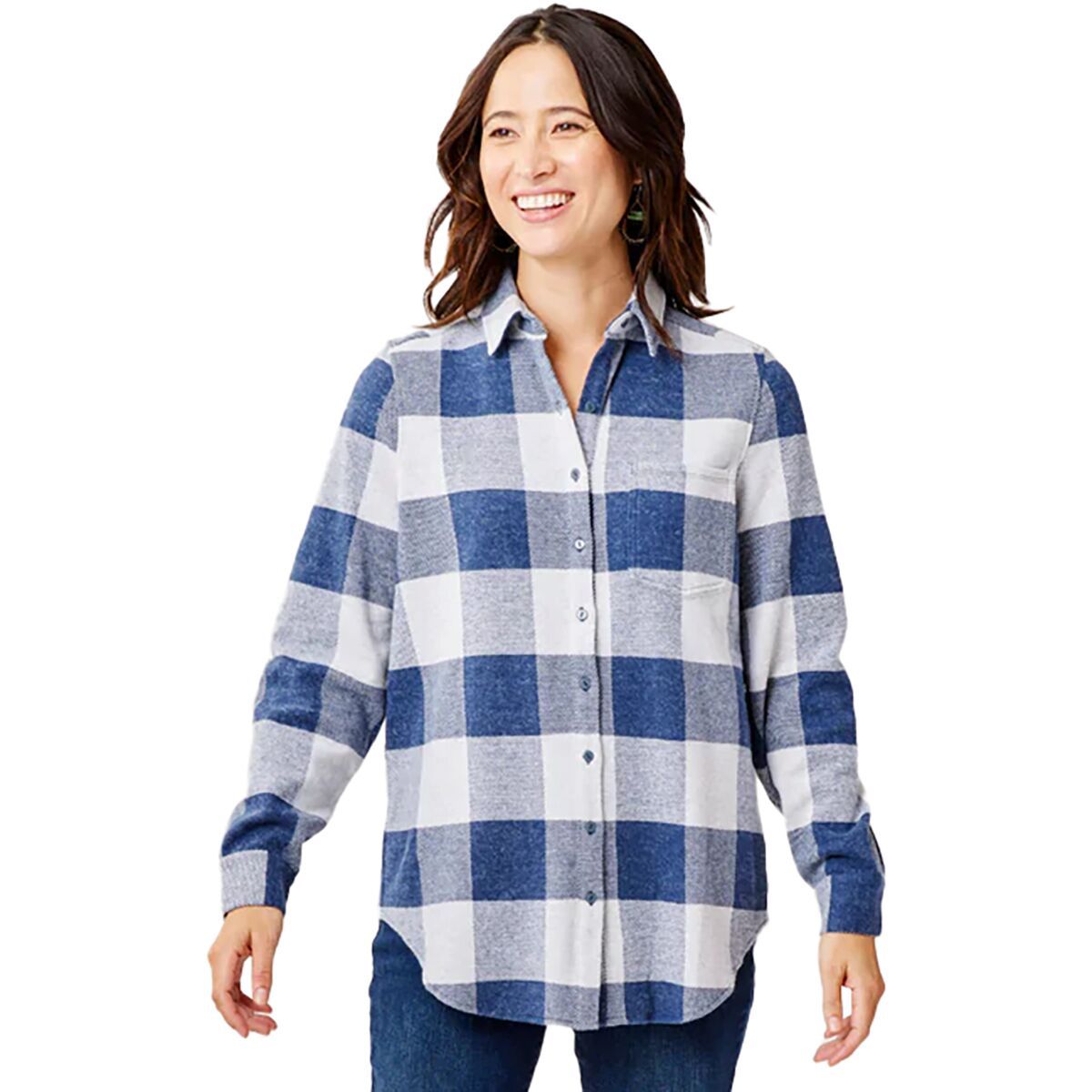 Carve Designs Fairbanks Supersoft Shirt - Women's Navy Plaid, S