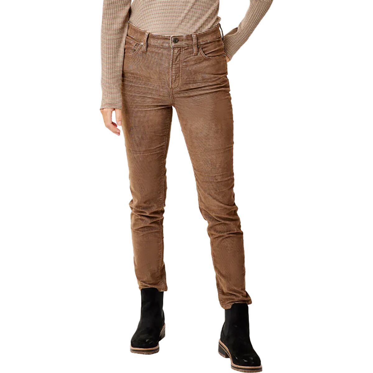 Carve Designs Skyler Skinny Cord Pant - Women's Dark Brown, 6