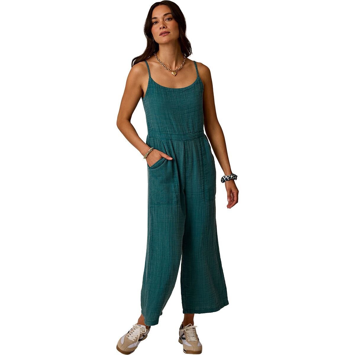 Image of Carve Designs Knox Gauze Jumpsuit - Women's Nightdive, M