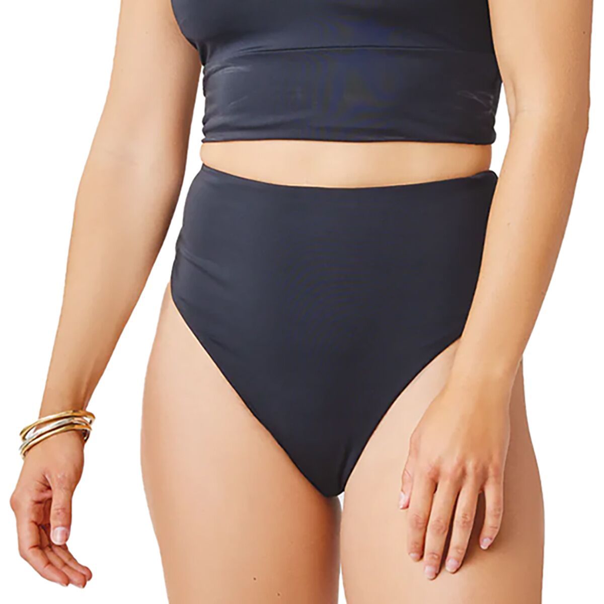 Carve Designs Lani Pocket Compression Bikini Bottom - Women's Black, XL