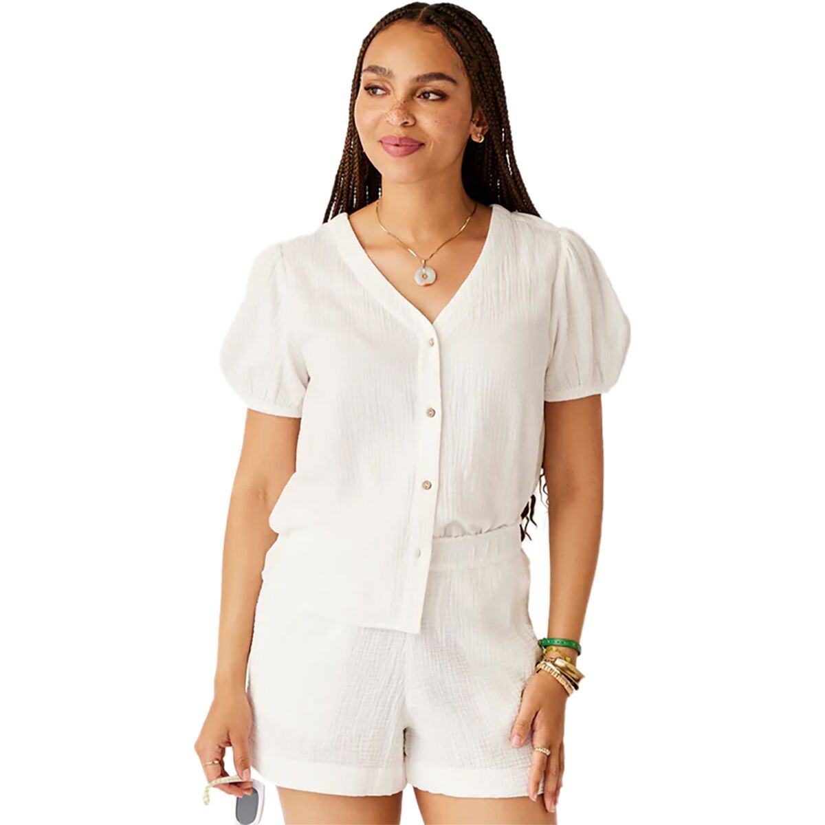 Carve Designs Milo Gauze Top - Women's