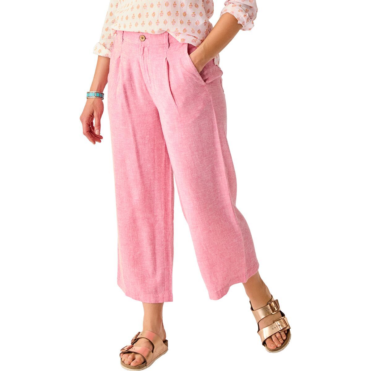 Image of Carve Designs Suki Linen Pant - Women's Chateau Chambray, S