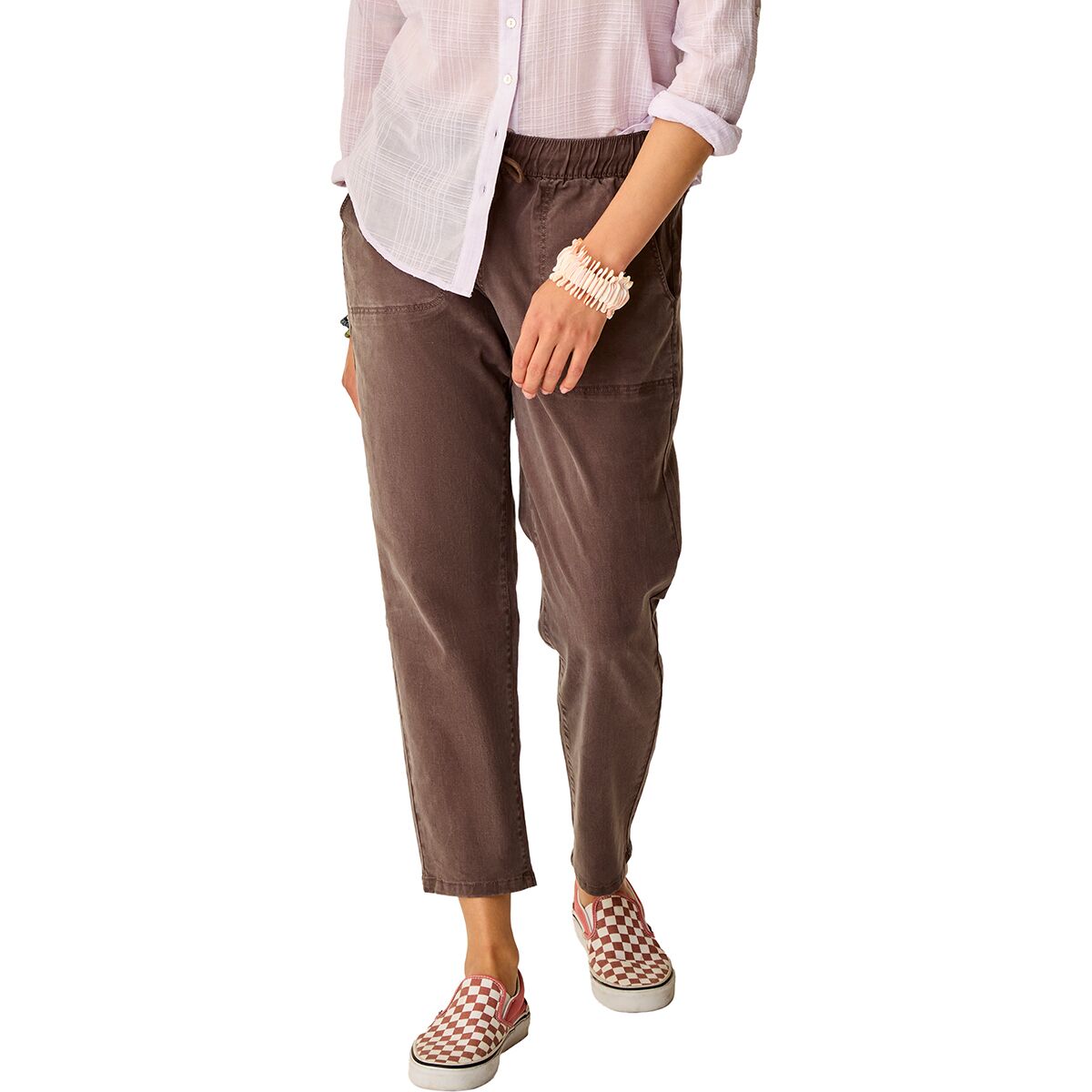 Image of Carve Designs Zoe Twill Pant - Women's Espresso, XS