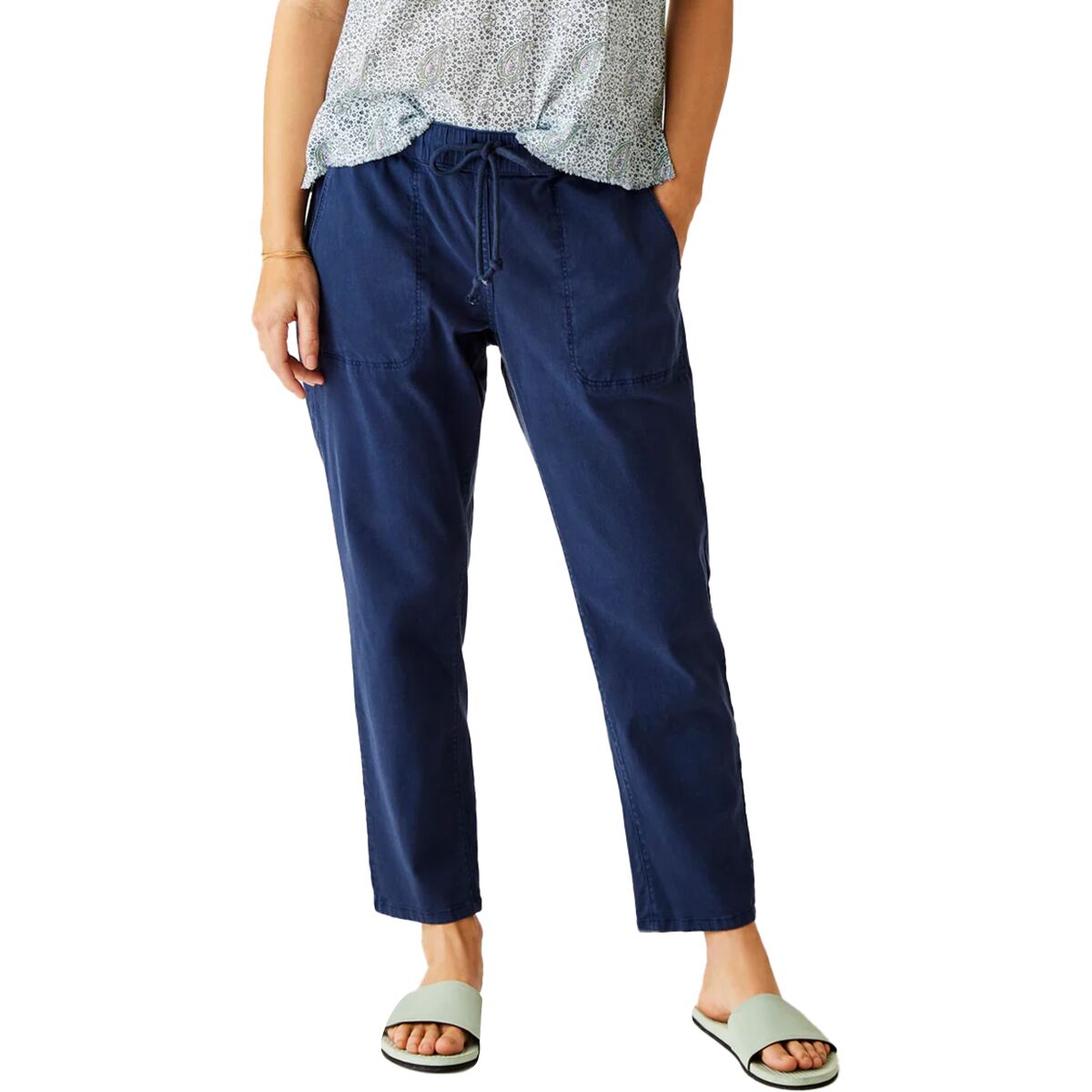 Image of Carve Designs Zoe Twill Pant - Women's Navy, M