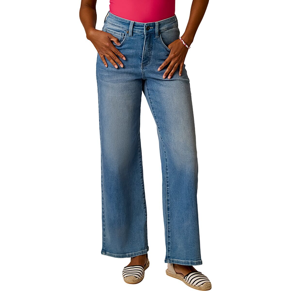 Image of Carve Designs Audrey Wide Leg Pant - Women's Blue Tide, 4