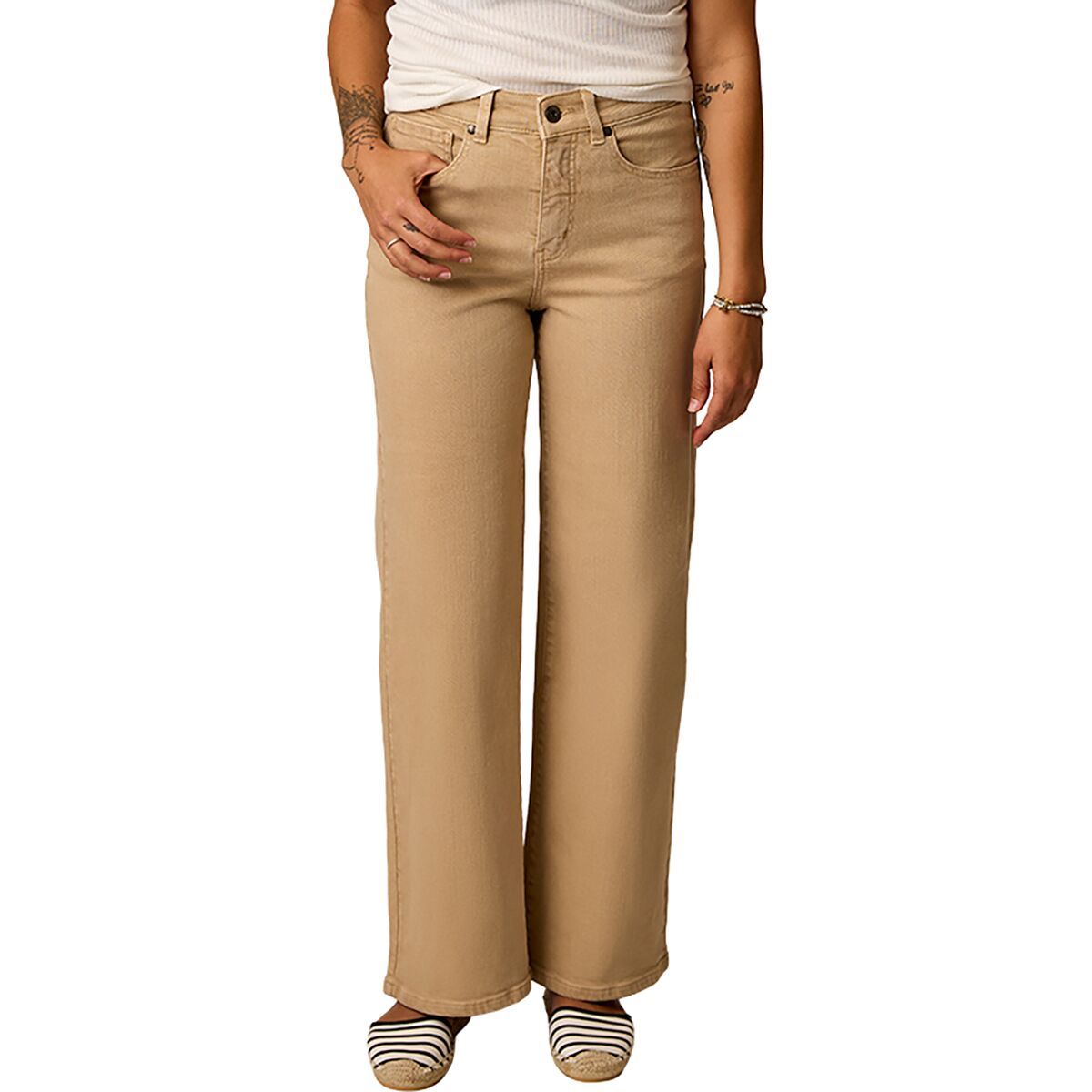 Image of Carve Designs Audrey Wide Leg Pant - Women's Sand, 8