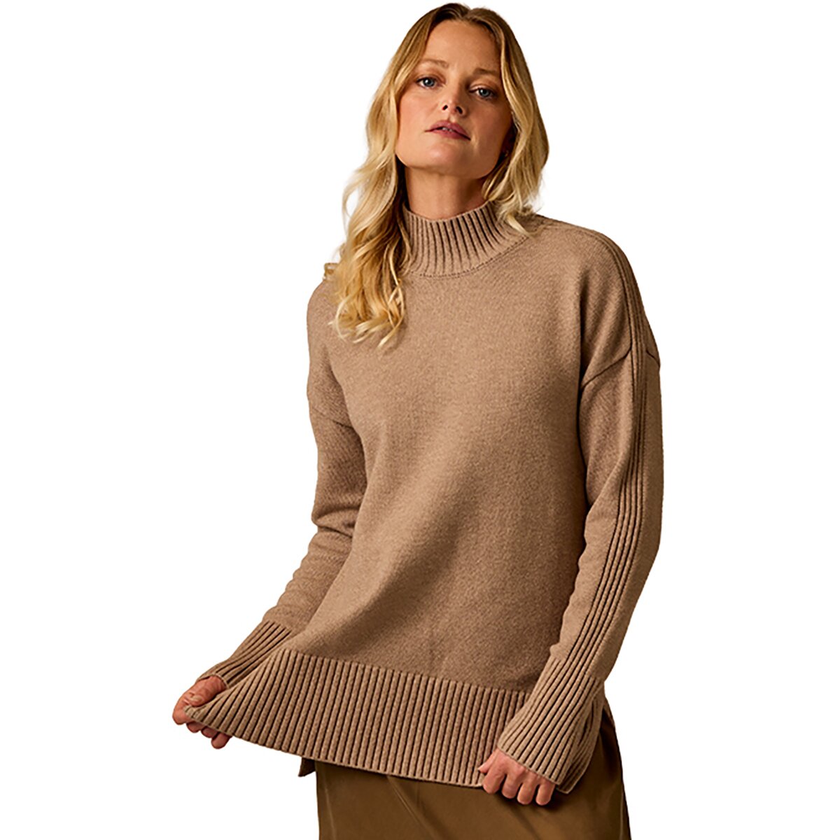 Image of Carve Designs Woodward Sweater - Women's Dark Barley, L