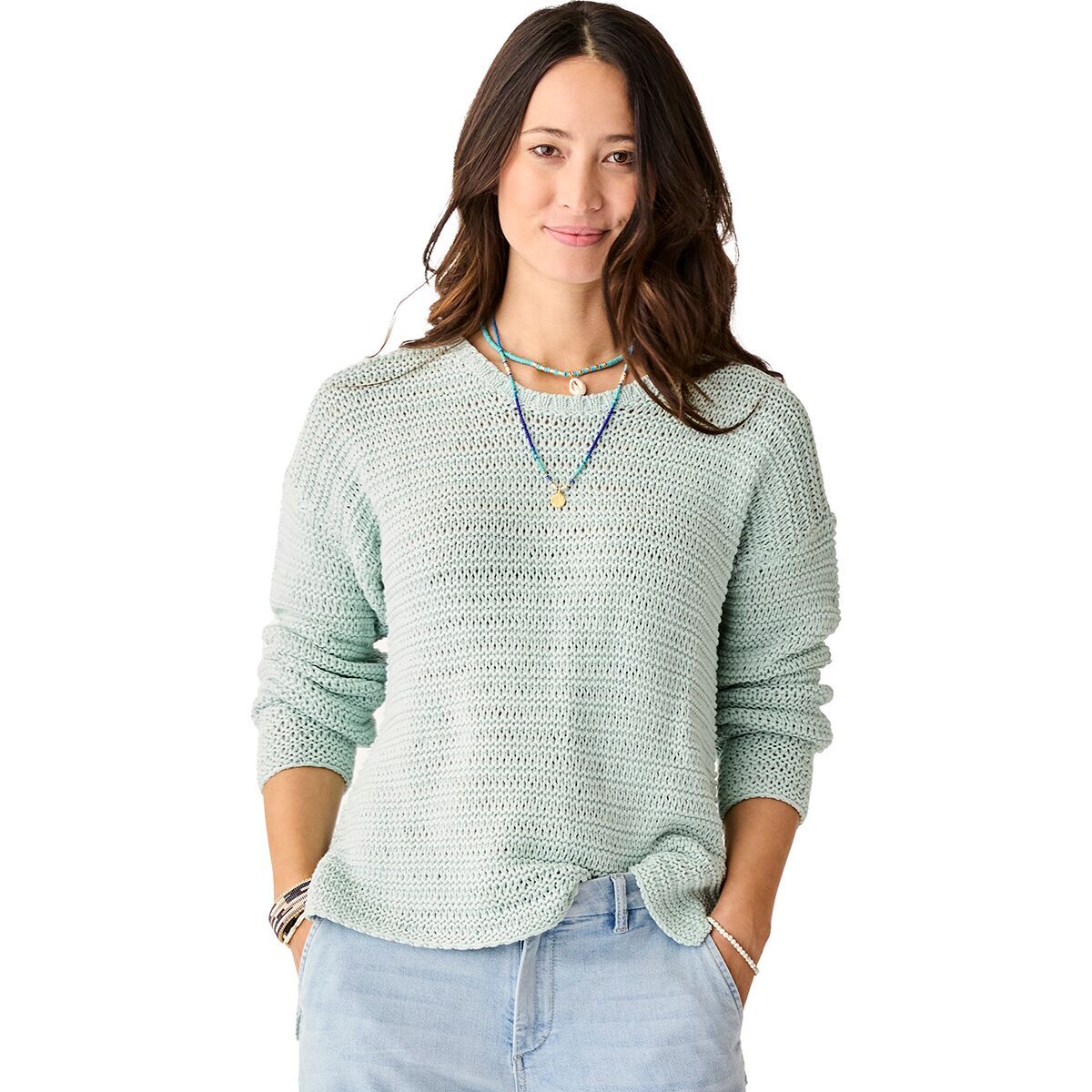 Carve Designs Clarissa Sweater - Women's Surf Spray, M
