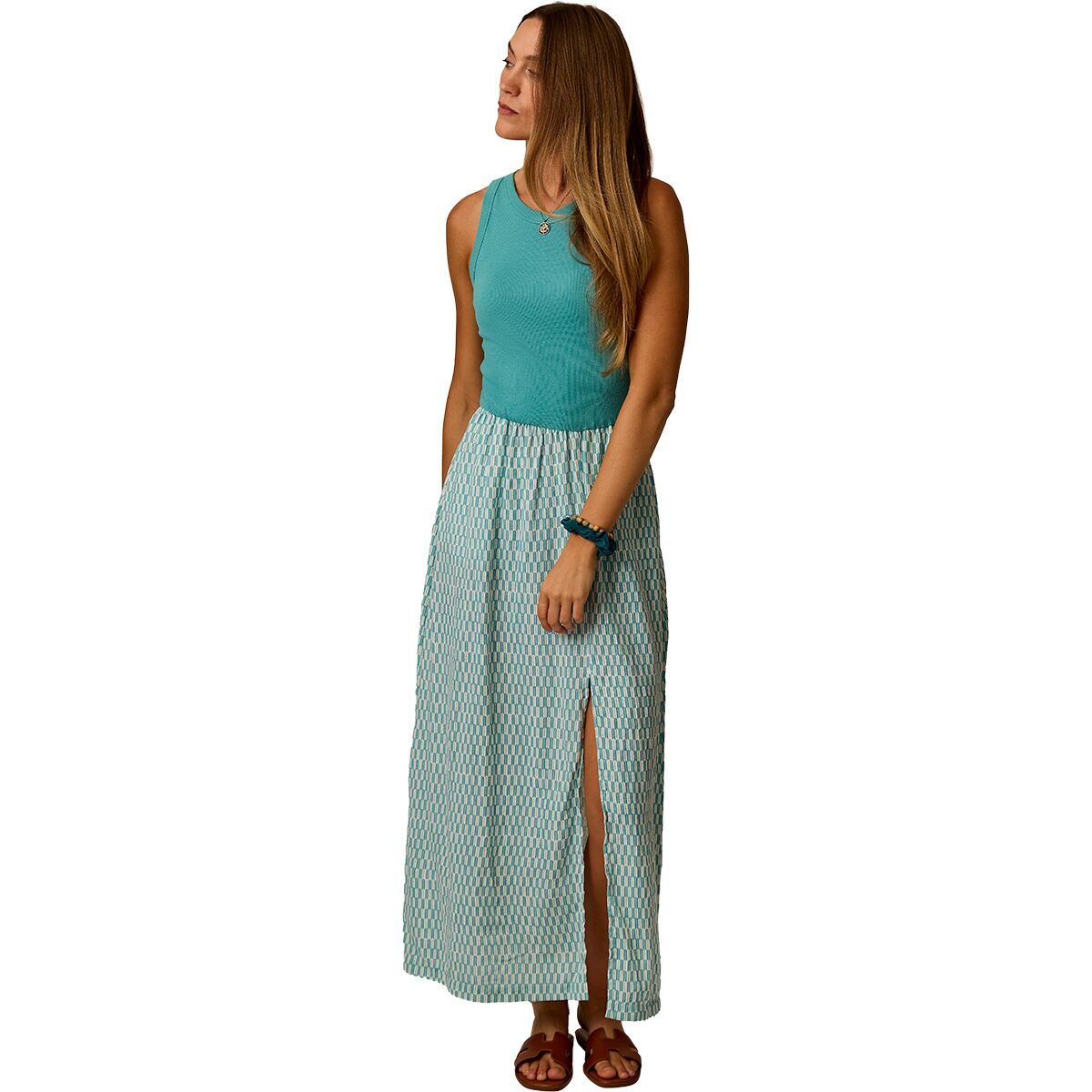 blue pinstripe shirt dress LEO LIN - Aubrey Striped Midi SilverMed Antibacterial Foam Dressing sol de verano ss26 together without trying too Size:15 Medium