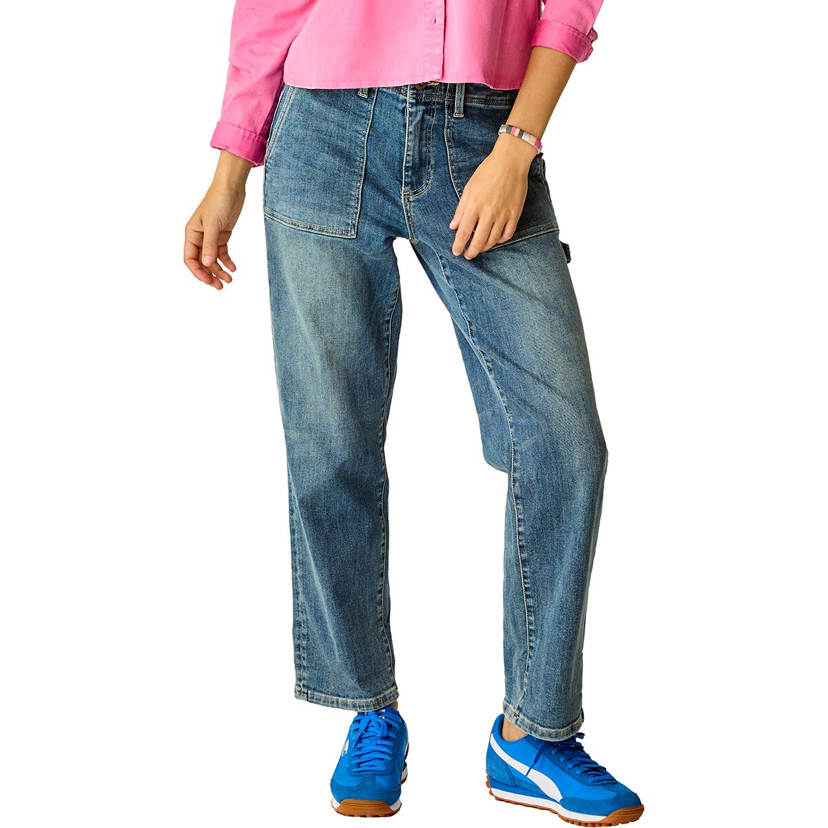 Image of Carve Designs Corey Denim Pant - Women's Favorite Fade, 2