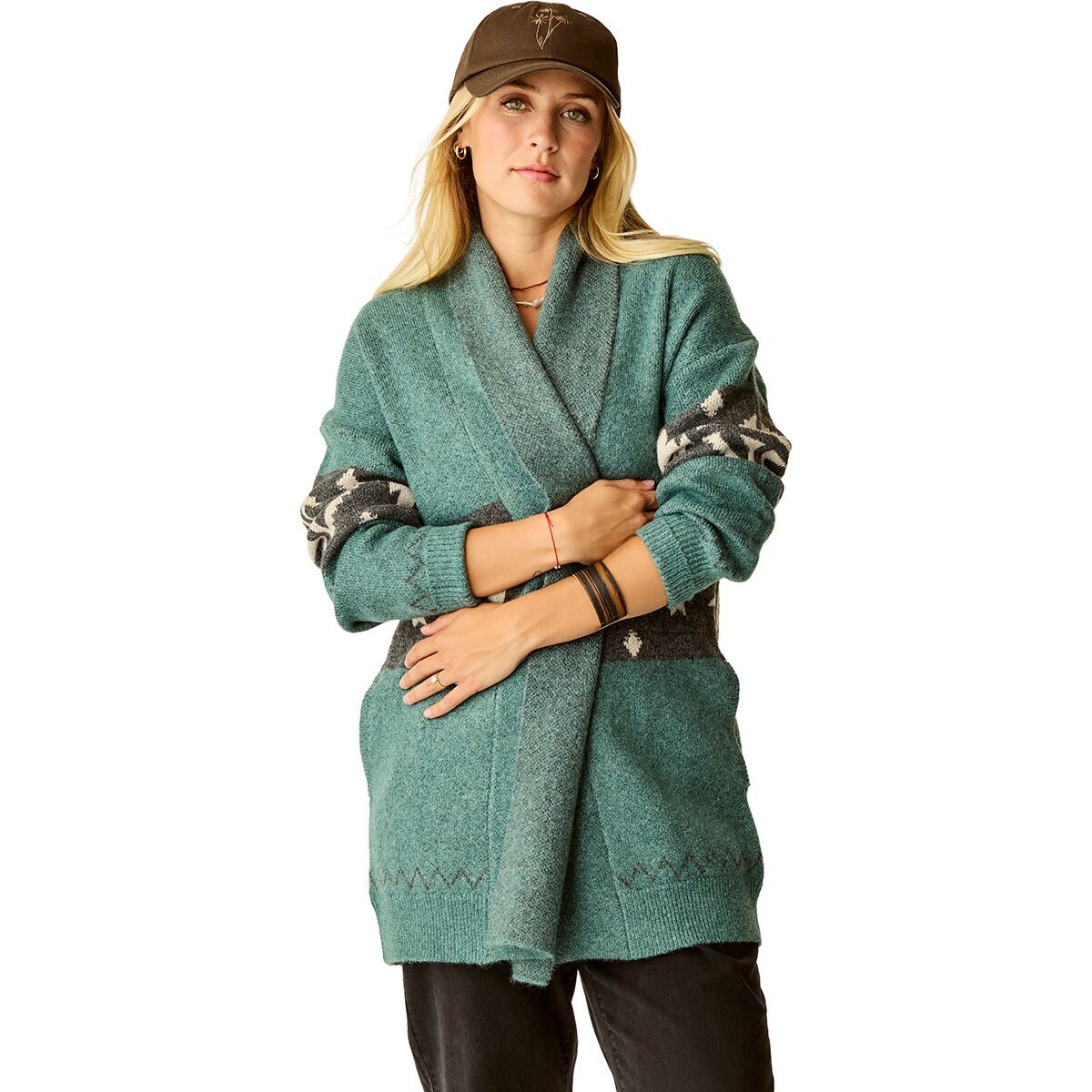 Image of Carve Designs Priya Jacquard Topper - Women's Bistro Pattern, L