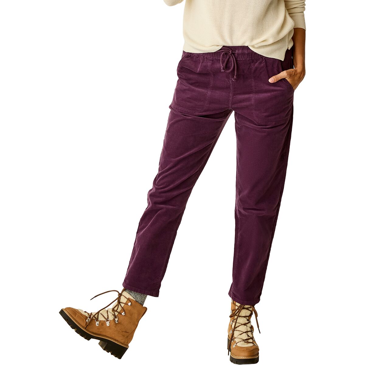 Image of Carve Designs Zoe Buttercord Pant - Women's Dark Nirvana, XS