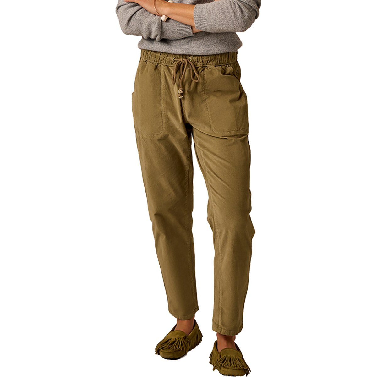 Image of Carve Designs Zoe Buttercord Pant - Women's Kelp, XS