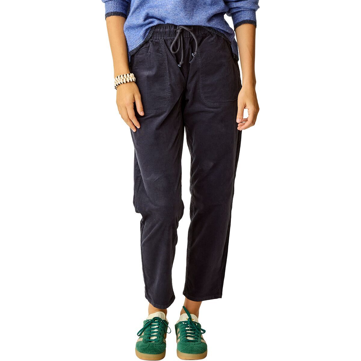 Image of Carve Designs Zoe Buttercord Pant - Women's Navy, M