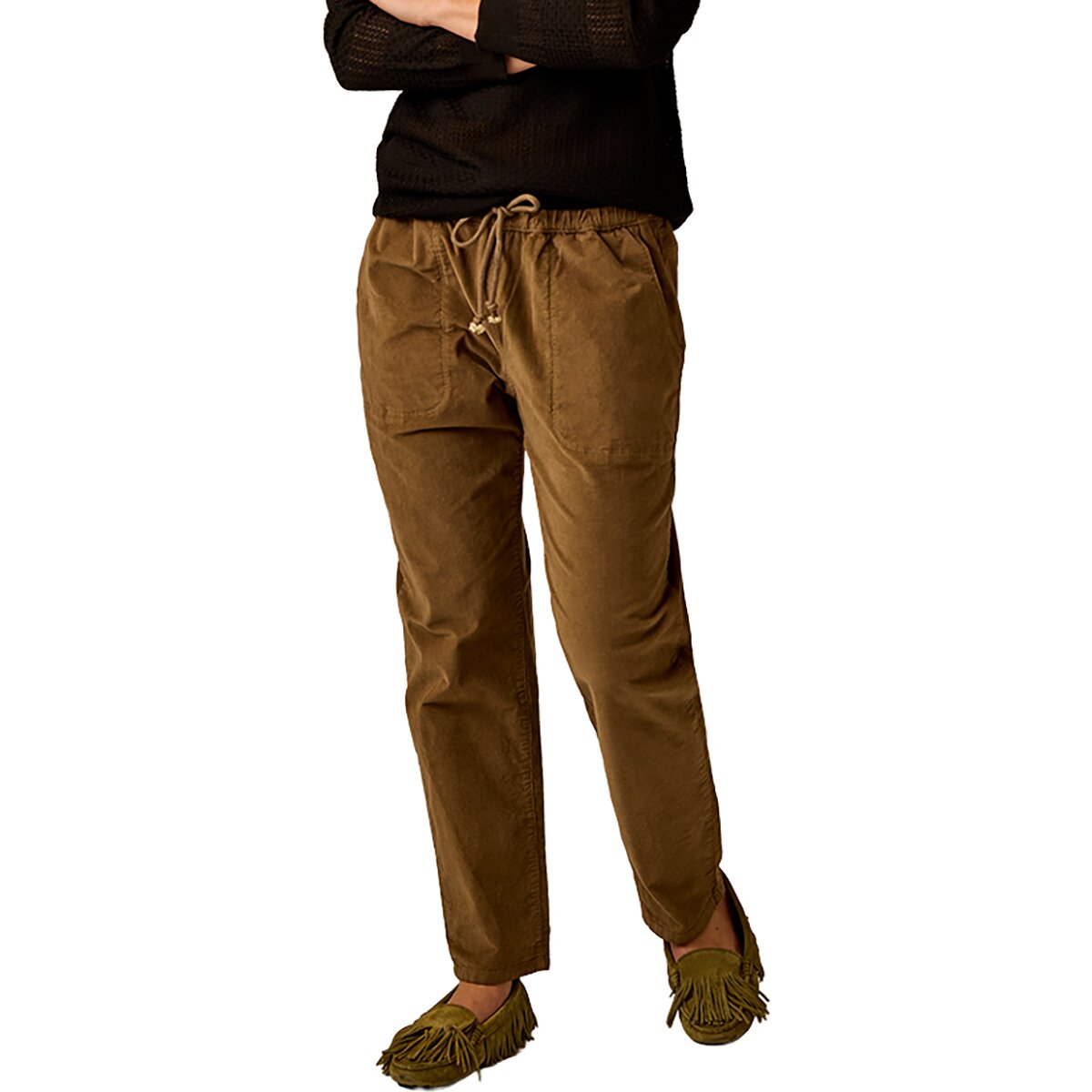 Image of Carve Designs Zoe Buttercord Pant - Women's Teak, M