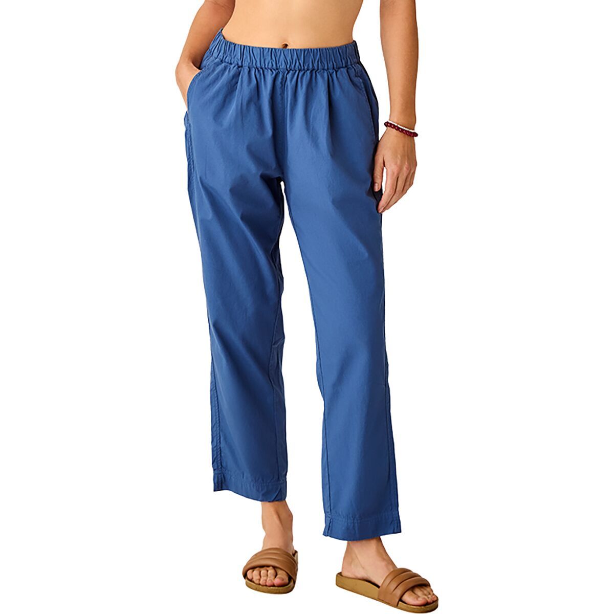 Image of Carve Designs Ada Poplin Pant - Women's Vintage Blue, S