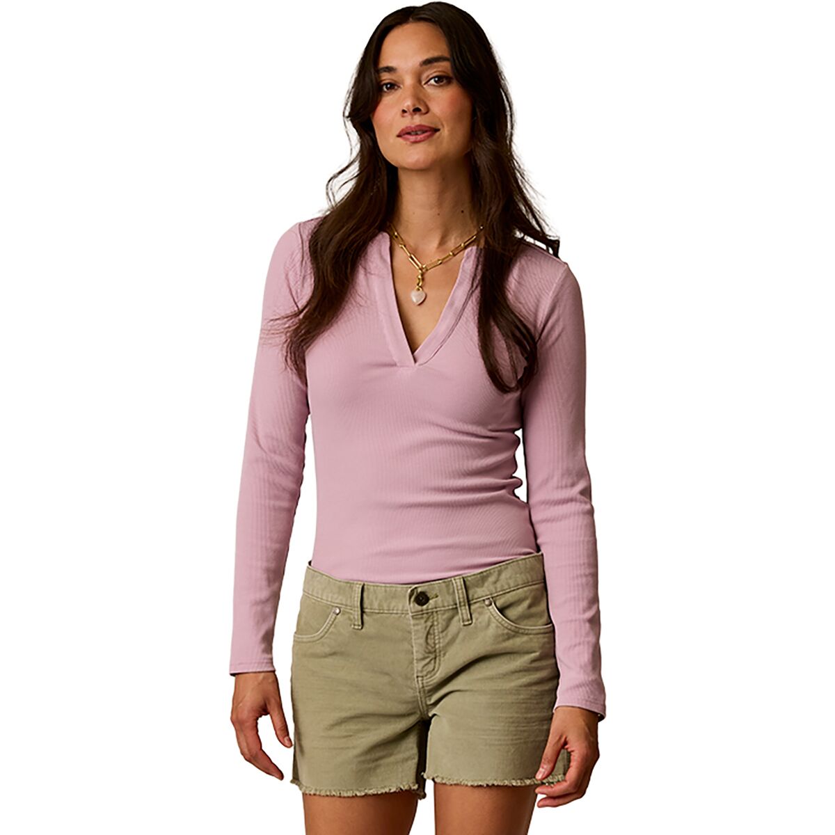 Image of Carve Designs Ever Henley Top - Women's Light Dusk, S