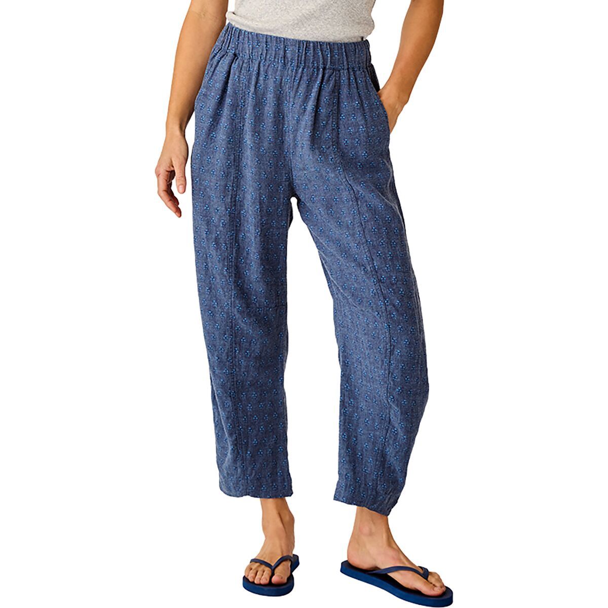 Image of Carve Designs Freya Linen Pant - Women's Tossed Batik, M