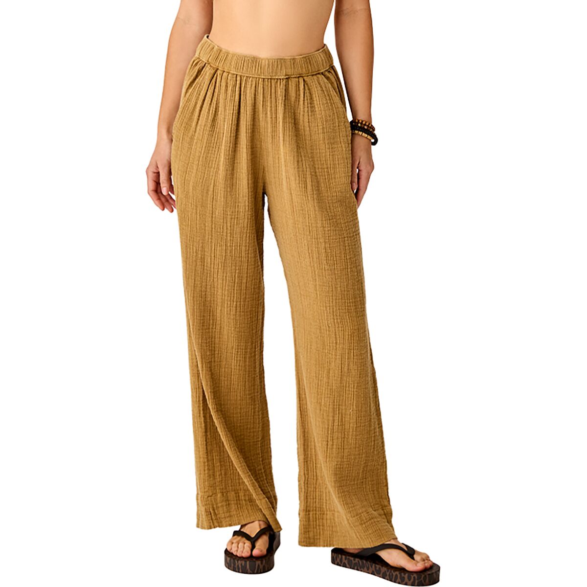 Image of Carve Designs Nico Gauze Pant - Women's Golden, XL