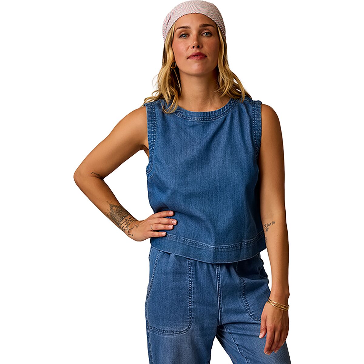 Image of Carve Designs Susie Denim Tank Top - Women's Magnolia, S